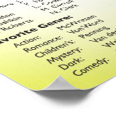 Wie heißt deine Creative Cat? Poster (Ecke)