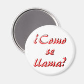 Wie heißt du? magnet (Vorderseite/Rückseite)