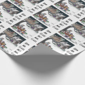 Wie Herr & Mrs. Claus Met Geschenkpapier (Ecke)