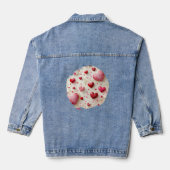 Wie Herzen fallen Jeansjacke (Rückseite)