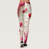 Wie Herzen fallen Leggings (Rückseite)