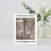 Wie hoch die Zivilisation ist, wenn Bibliothek Ale Postkarte (Stehend Vorderseite)