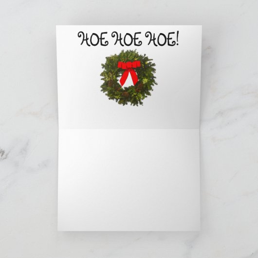 WIE HOE FEIERTAGSKARTE (Innenseite)