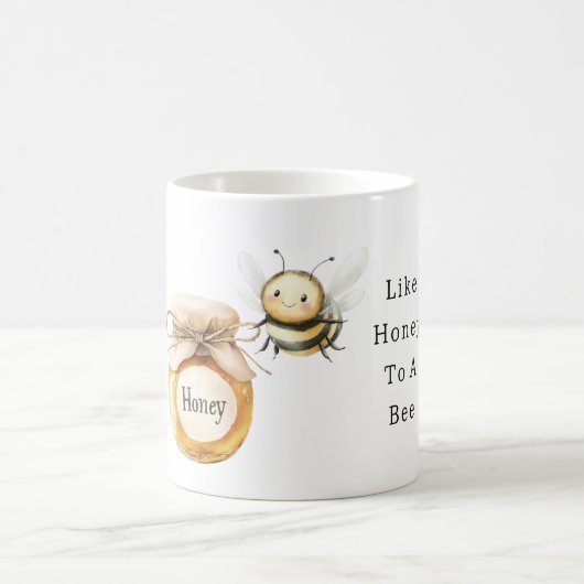 Wie Honig für eine Biene Kaffeetasse (Mittel)