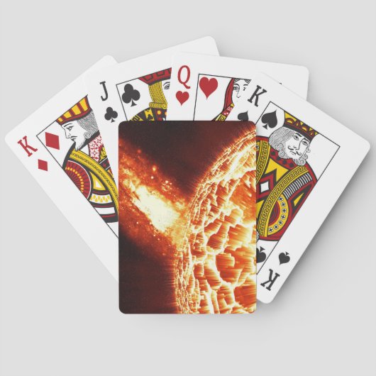 WIE HOT SIND SONNENEXPLOSIONEN? SPIELKARTEN (Rückseite)