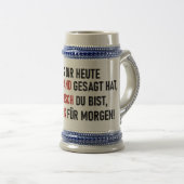 WIE HÜBSCH DU BIST BIERGLAS (VorderseiteRechts)