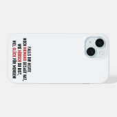 WIE HÜBSCH DU BIST iPhone 15 HÜLLE (Rückseite (Horizontal))