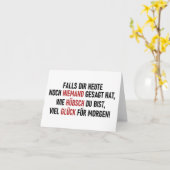 WIE HÜBSCH DU BIST KARTE (Gelbe Blume)