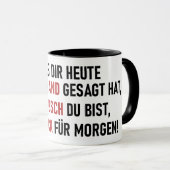 WIE HÜBSCH DU BIST TASSE (VorderseiteRechts)