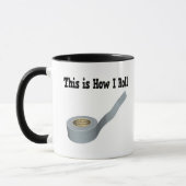 Wie ich das Duktband rollen kann Tasse (Links)