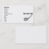 Wie ich das Duktband rollen kann Visitenkarte (Vorne/Hinten)