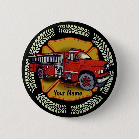 Wie ich das Fireruck Firefighter-Button Roll Button (Vorderseite)