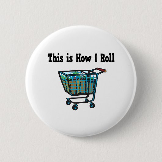 Wie ich den Einkaufskorb nehme Button (Vorderseite)