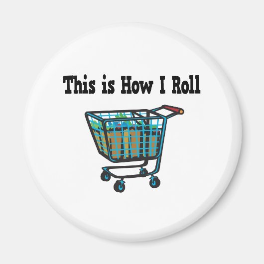 Wie ich den Einkaufskorb nehme Magnet (Vorne)