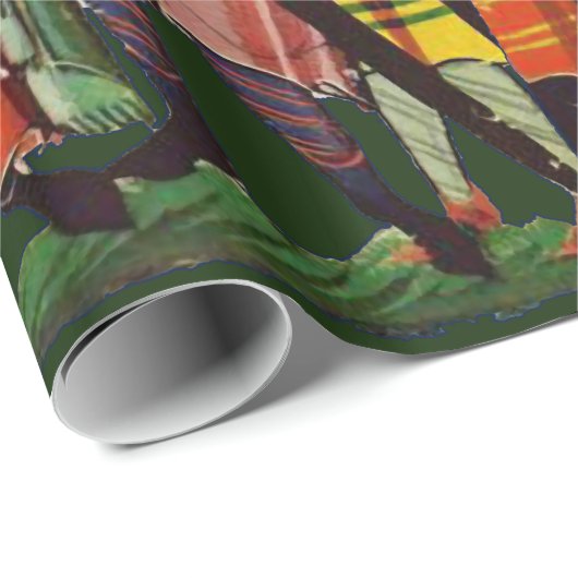 Wie  ich dich? geschenkpapier (Rolleneckpunkt)