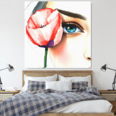 Wie ich dich sehe leinwanddruck (Insitu (Schlafzimmer))