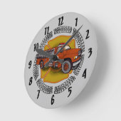 Wie ich die Feuerwehruhr laufe Runde Wanduhr (Winkel)