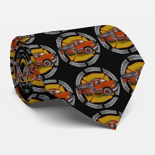 Wie ich die schwarze Krawatte des Feuerwehrmanns h (Gerollt)