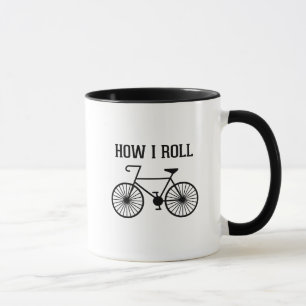 Wie ich Fahrrad-Tasse rolle Tasse