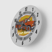 Wie ich Feuerwehruhren rollen kann Runde Wanduhr (Winkel)