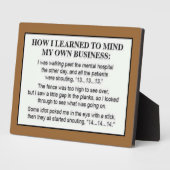 Wie ich gelernt habe, meine eigene Unternehmensphi Fotoplatte (Seite)