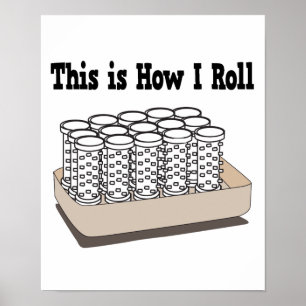 Wie ich Haarkurler rollen kann Poster