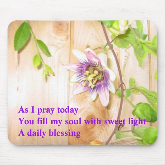 Wie ich heute bete mousepad (Vorne)