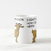 Wie ich hier rumgegangen bin oder mich umarmt habe kaffeetasse (Mittel)