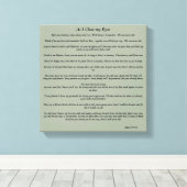 Wie ich meine Augen nah habe Leinwanddruck (Insitu (Holzboden))