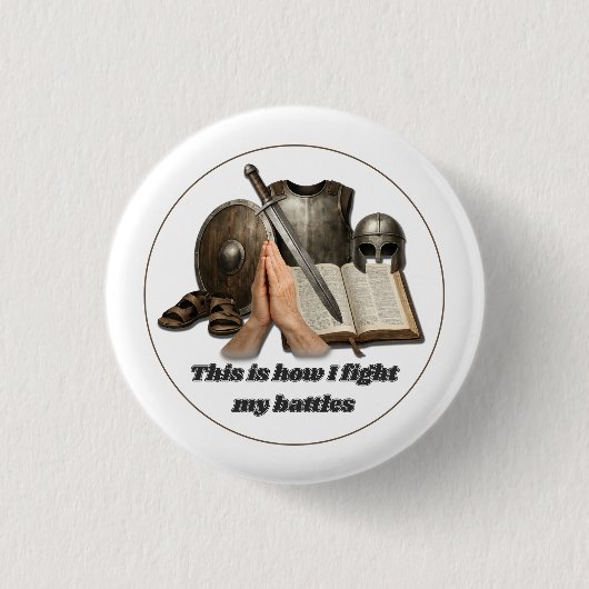 Wie ich meine Schlachten schlage Button (Vorderseite)
