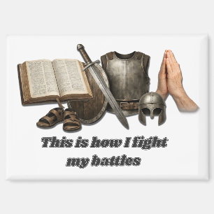 Wie ich meine Schlachten schlage Magnet
