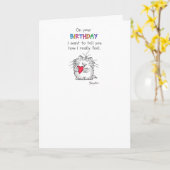 WIE ICH MICH WIRKLICH FÜHLE KARTE (Gelbe Blume)