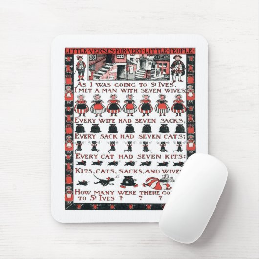 Wie ich nach St. Ives ging Mousepad (Mit Mouse)