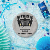 Wie ich Roll | 4x4 Off-Road Rock Crawler Truck Pappteller (Party)