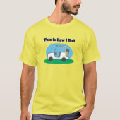 Wie ich Roll (Golf Cart) T-Shirt (Vorderseite)