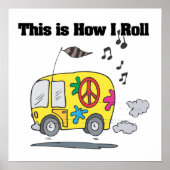 Wie ich Roll (Hippie Van) Poster (Vorne)