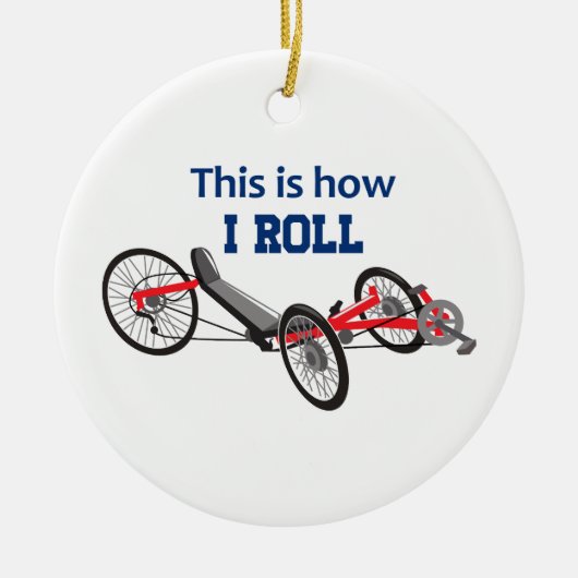 Wie ich Roll Keramik Ornament (Vorne)