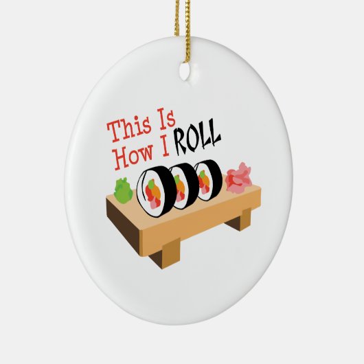 Wie ich Roll Keramik Ornament (Rechts)