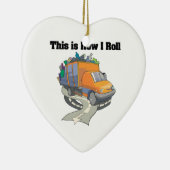 Wie ich Roll (Müllwagen) Keramik Ornament (Rechts)