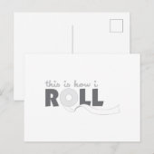 Wie ich Roll Postkarte (Vorne/Hinten)