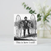 Wie ich Roll Postkarte (Stehend Vorderseite)