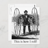 Wie ich Roll Postkarte (Vorne/Hinten)