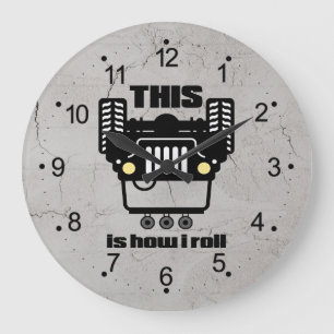 Wie ich rolle,   4x4 schaukeln nicht für den große wanduhr