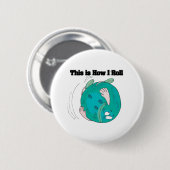 Wie ich rolle (Bowlingkugel) Button (Vorne & Hinten)