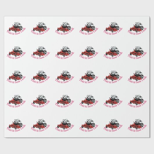 Wie ich rolle geschenkpapier (Flach)