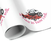 Wie ich rolle geschenkpapier (Rolleneckpunkt)