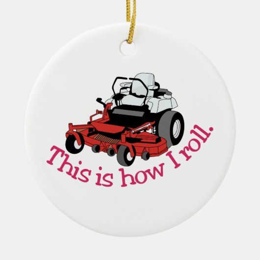 Wie ich rolle keramikornament (Vorne)