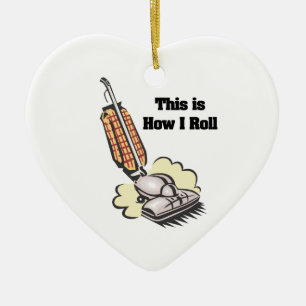 Wie ich rolle (Staubsauger) Keramikornament