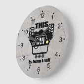 Wie ich rollen | 4x4 Off-Road Rock Crawler Truck Große Wanduhr (Winkel)