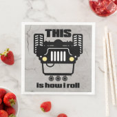 Wie ich rollen | 4x4 Off-Road Rock Crawler Truck Serviette (Beispiel)